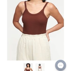 Lacausa maya brown tank top